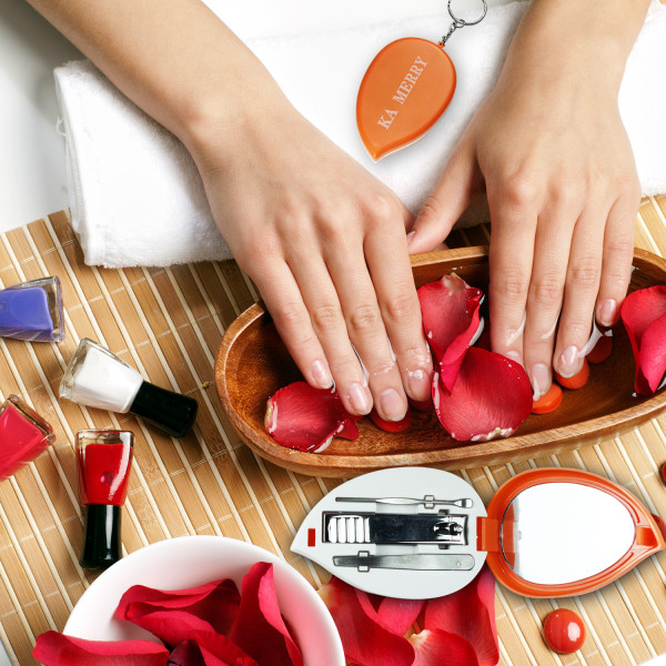 Hands Spa. Manicure concept