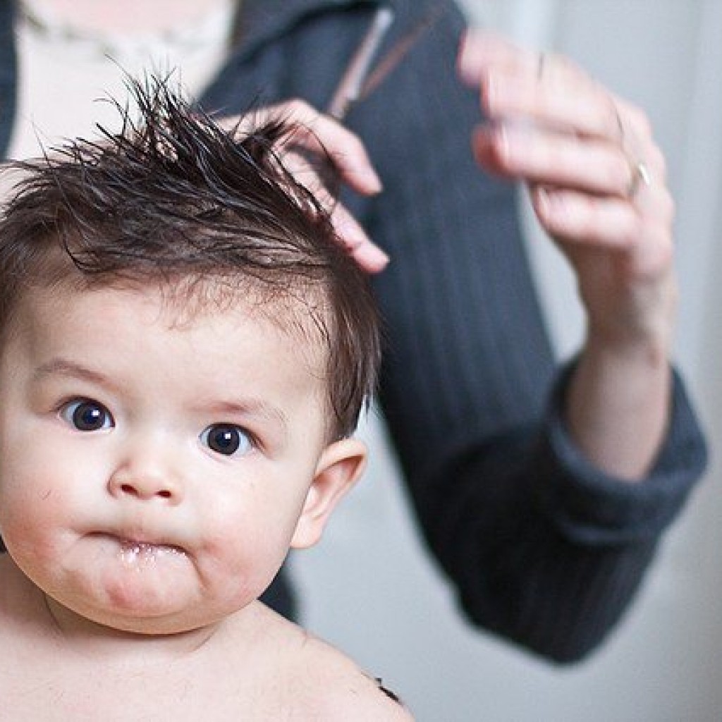 Как подстричь малыша у мужчины