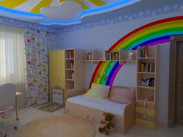 Best-Rainbow-Color-Bedroom-44-For-Your-with-Rainbow-Color-Bedroom