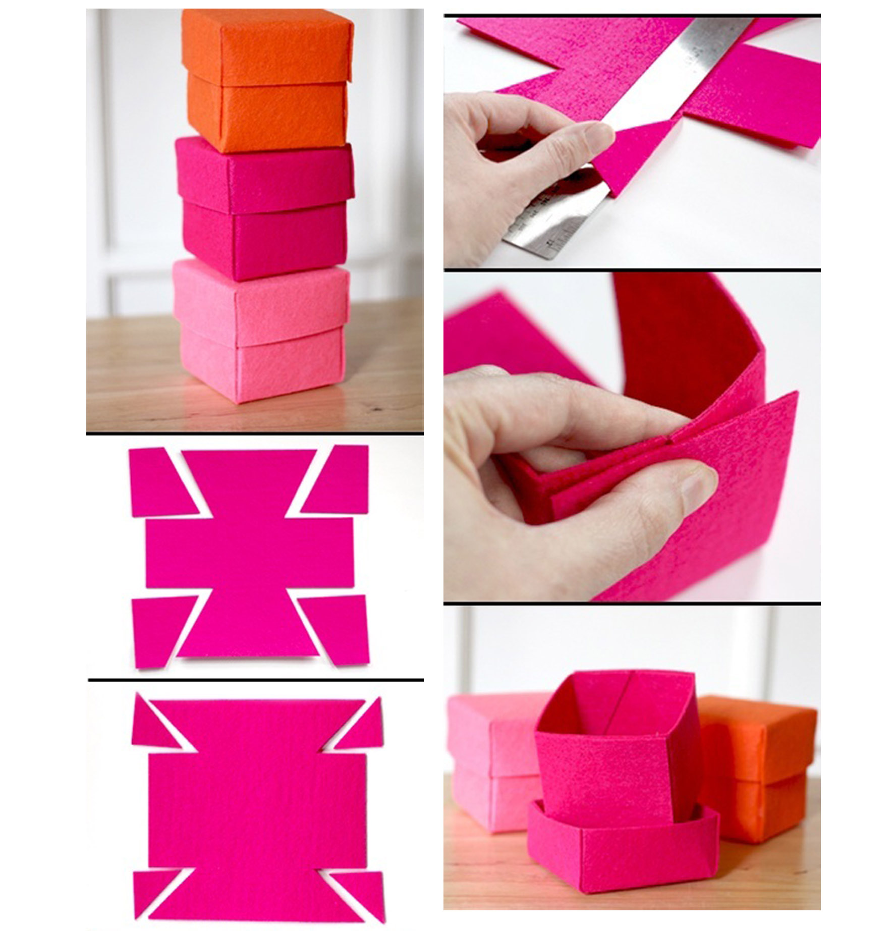 Как сделать коробку для подарка из бумаги